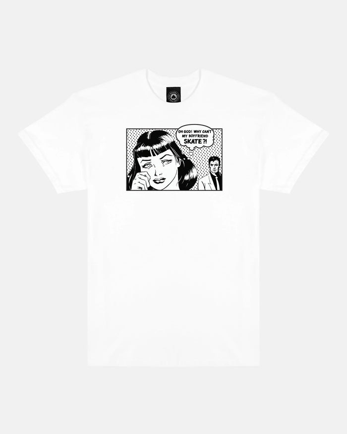 BOYFRIEND - TSHIRT - WHITE - Four Street