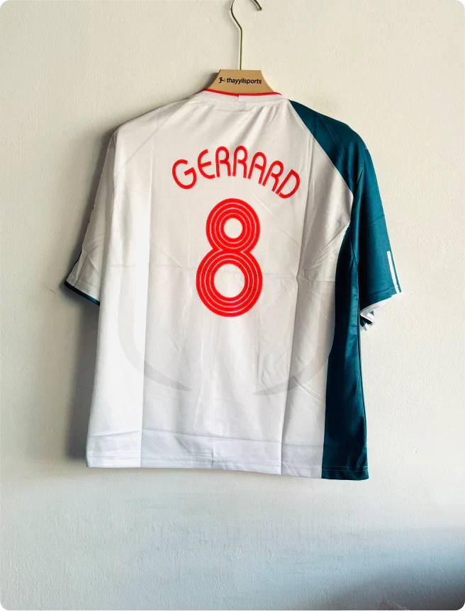 LIVERPOOL 2006-07 THIRD KIT GERRARD FIVESLEEVE