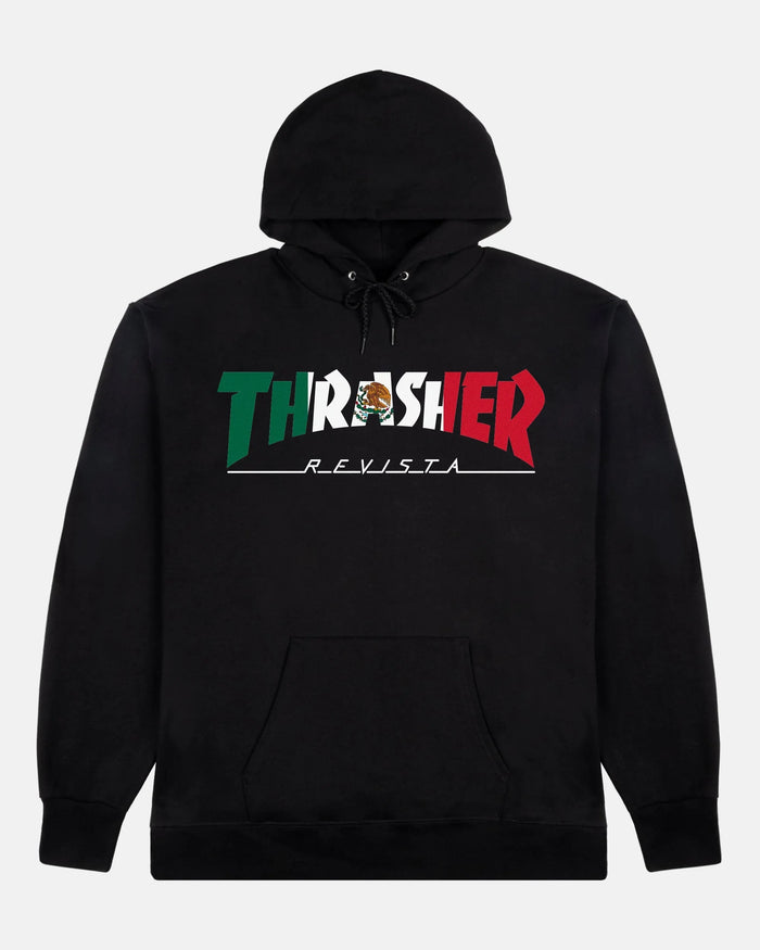 MEXICO REVISTA - HOODIE - BLACK - Four Street