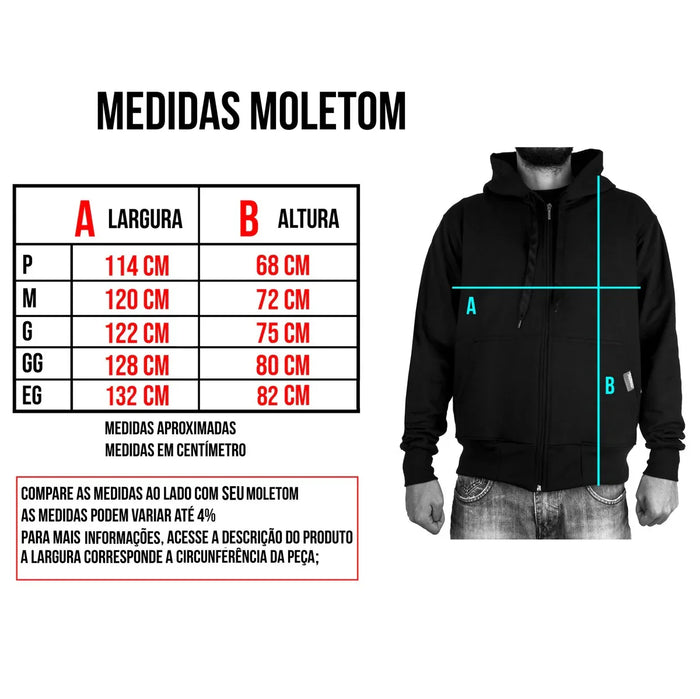Moletom de Zíper Capuz - Liblel - Four Street