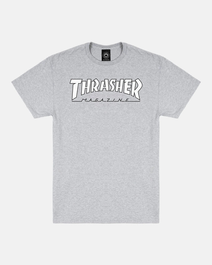 OUTLINED - TSHIRT - GREY / WHITE - Four Street