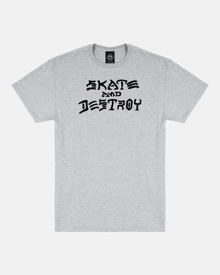 SKATE AND DESTROY - TSHIRT - GREY - Four Street