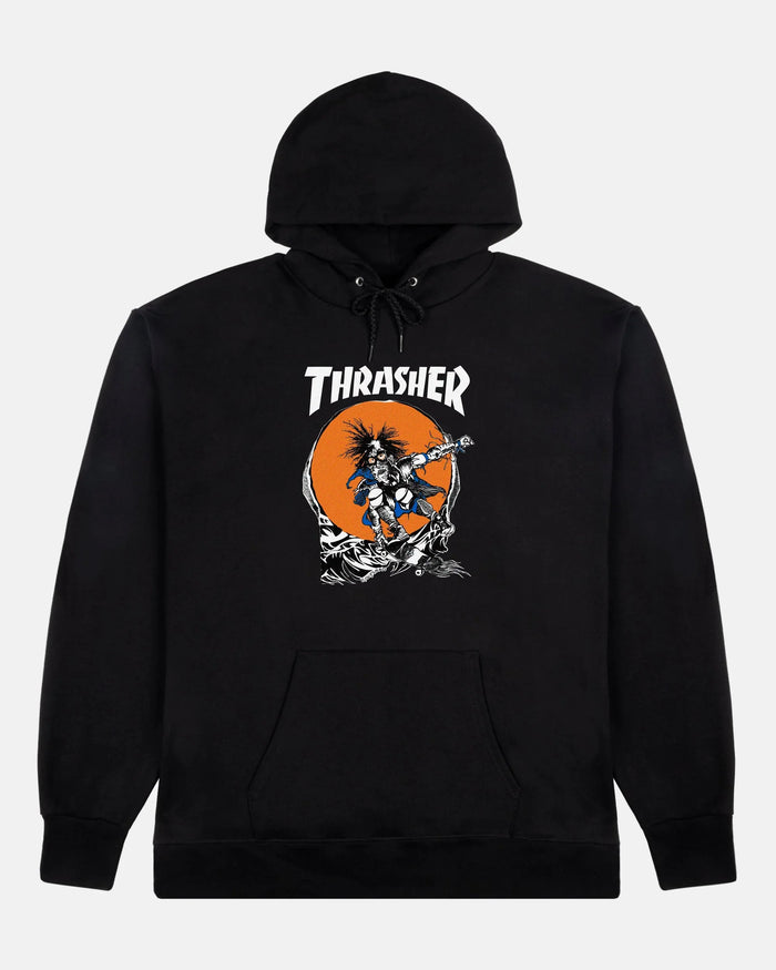 SKATE OUTLAW - HOODIE - BLACK - Four Street