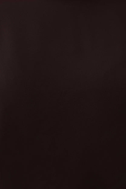 Harlyn Shoulder Pad Short Sleeve Satin Top - Dark Chocolate