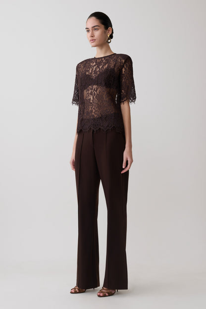 Gigi Lace Bralette - Dark Chocolate