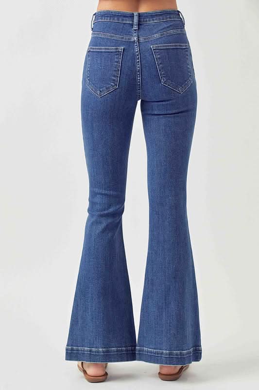Randy Dark Wash Denim Flare Jeans