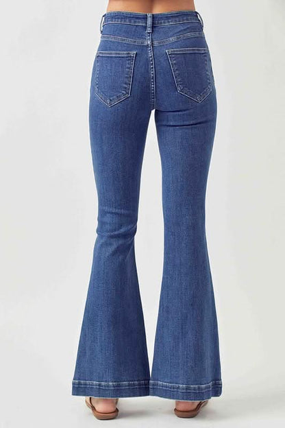 Randy Dark Wash Denim Flare Jeans