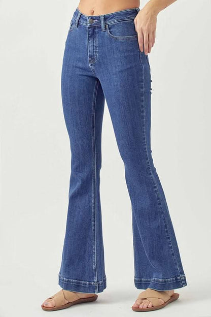 Randy Dark Wash Denim Flare Jeans