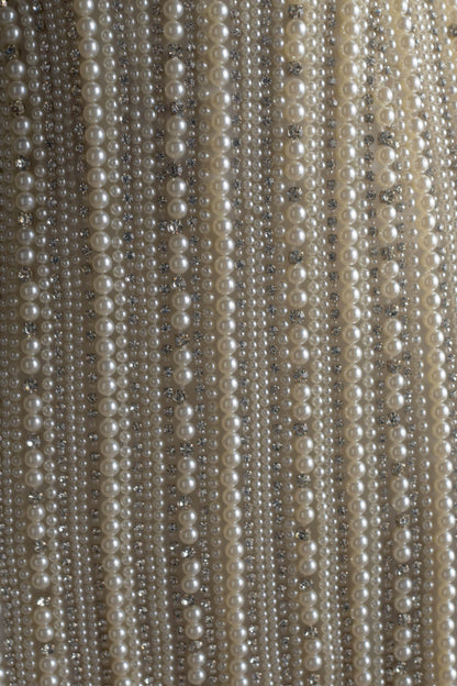 Naveena Embellished Mini Dress - Silver
