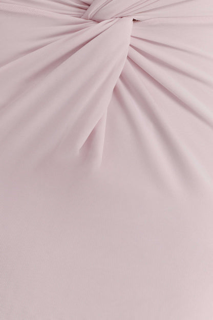 Elyna Slinky Halter Maxi Dress - Pale Pink
