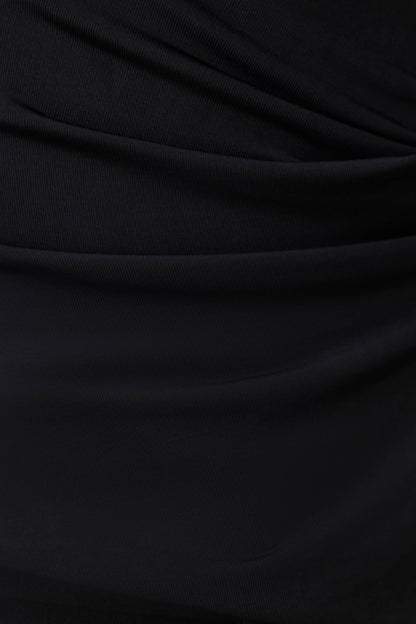 Millie Twist Sleeveless Top - Black
