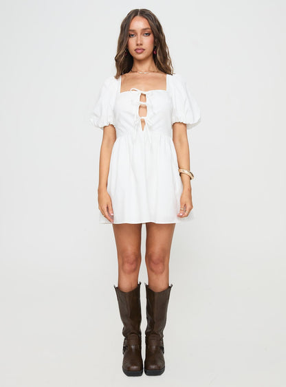 Kreamy Mini Dress White