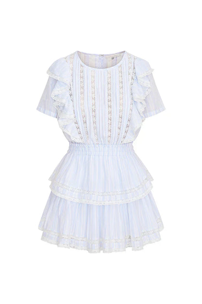 Natasha Stripe Cotton Mini Dress