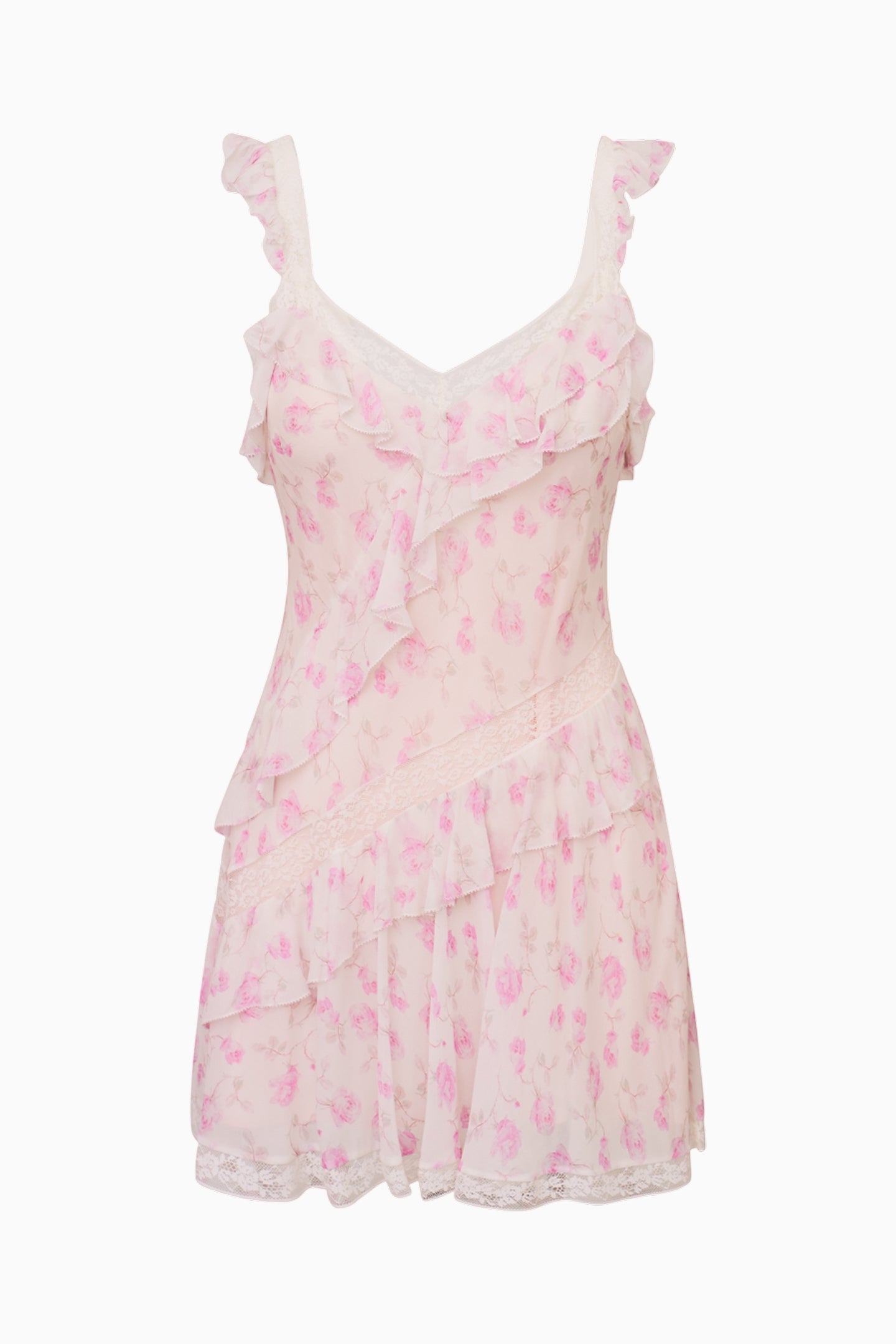 Serima Fragrance Print Mini Dress