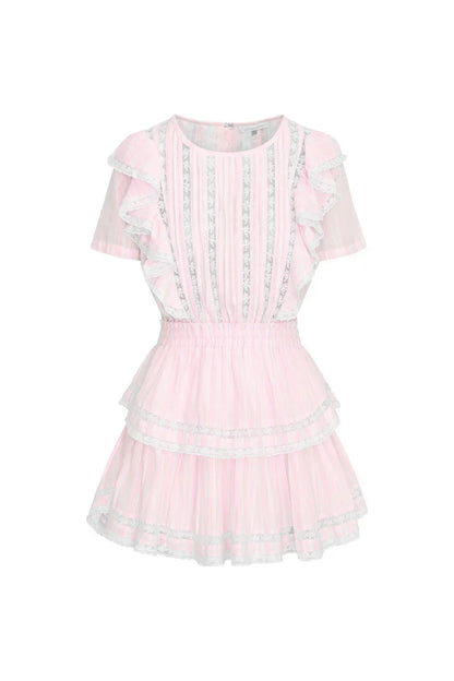 Natasha Stripe Cotton Mini Dress
