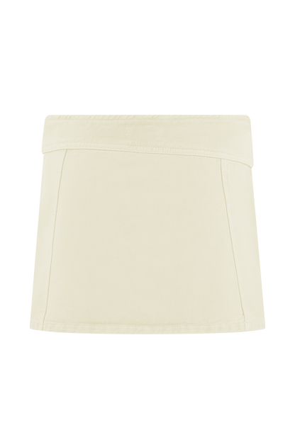 Fallon Denim Micro Mini Skort - Stone Wash