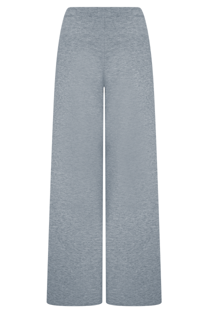 Kerrymae Straight Leg Knit Pants - Grey Marle