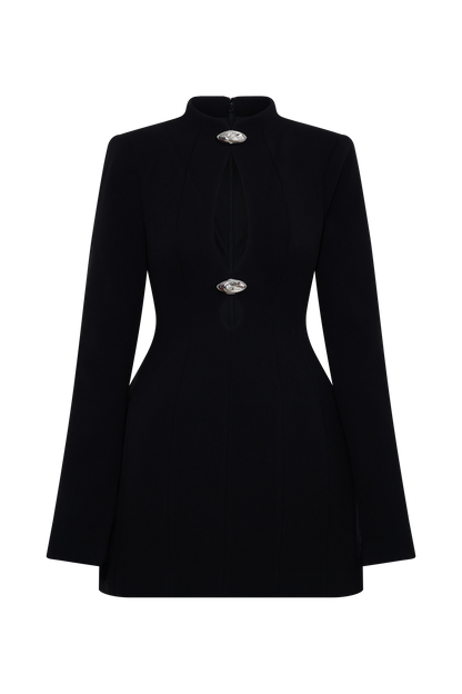 Michelle Cut Out Mini Dress - Black