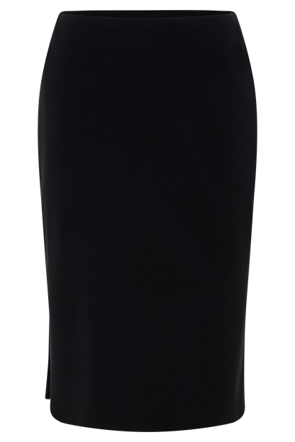 Greer Knee Length Skirt - Black