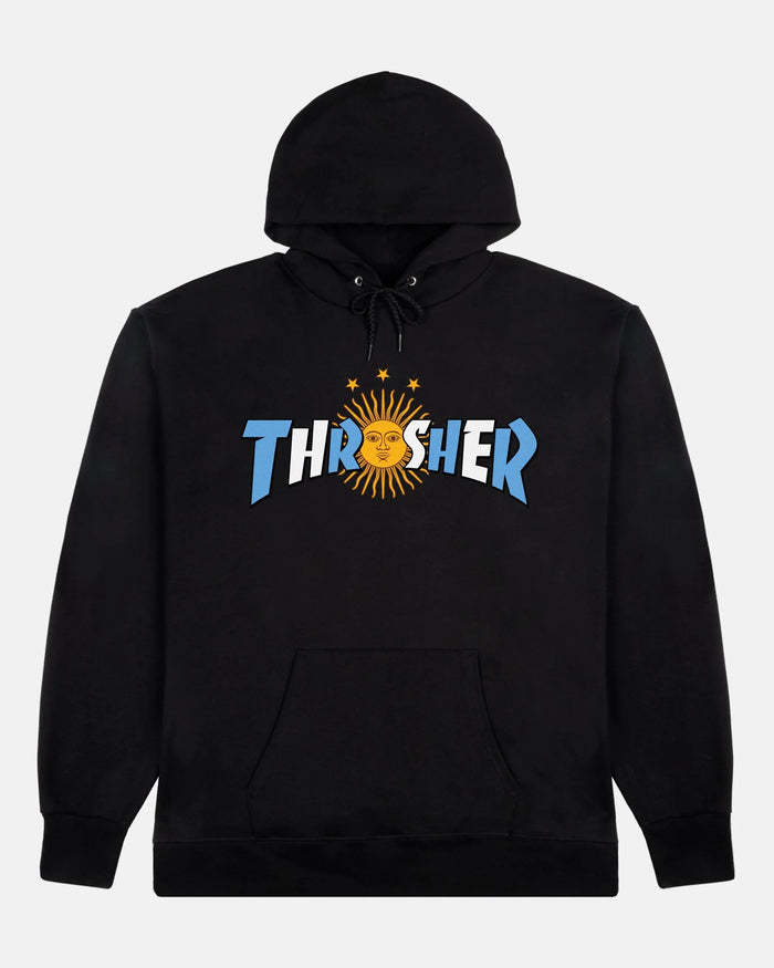 ARGENTINA ESTRELLA - HOODIE - BLACK - Four Street