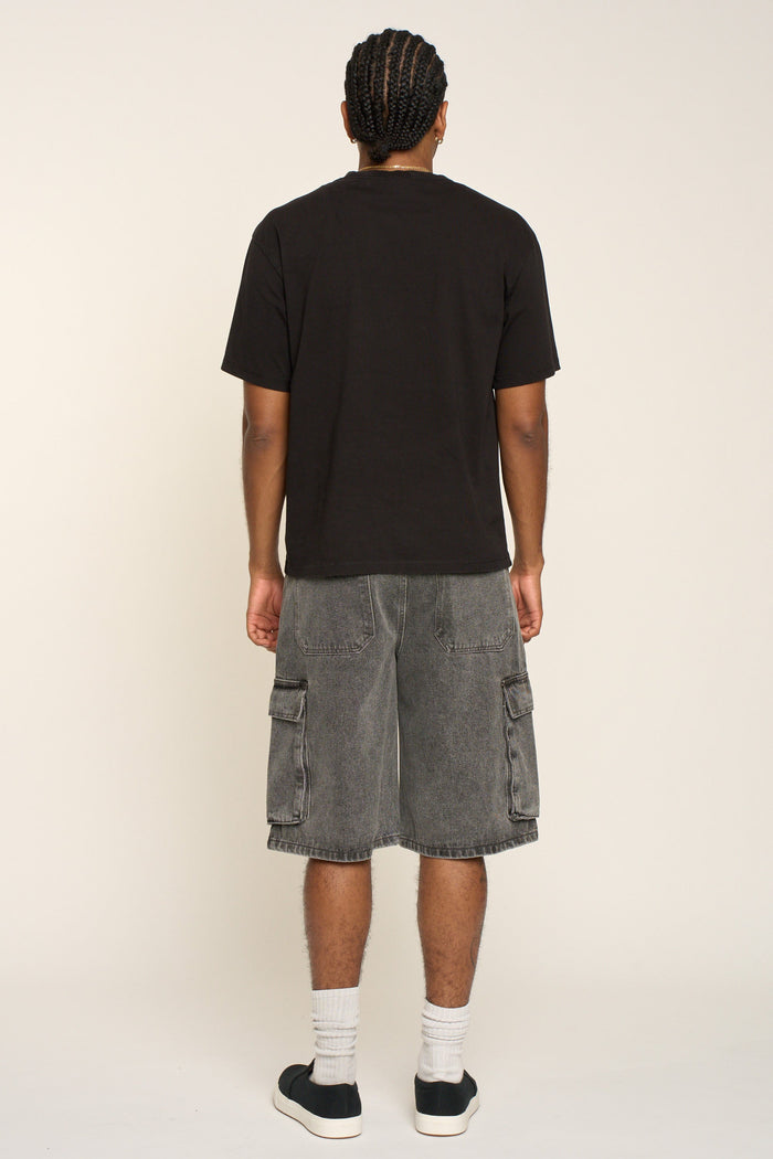 Baggy Fit Cargo Denim Shorts Victorious