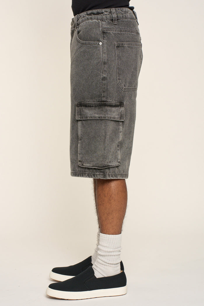 Baggy Fit Cargo Denim Shorts Victorious