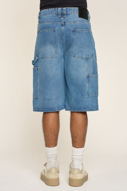 Baggy Fit Carpenter Denim Shorts Victorious