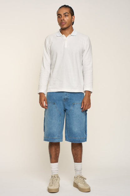 Baggy Fit Carpenter Denim Shorts Victorious