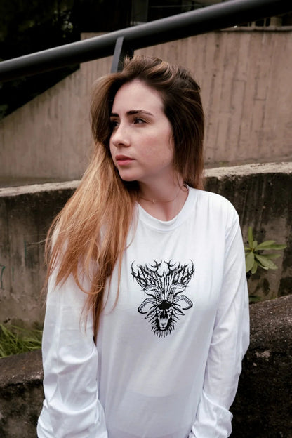 Camiseta Manga Longa - Belsay White - Four Street