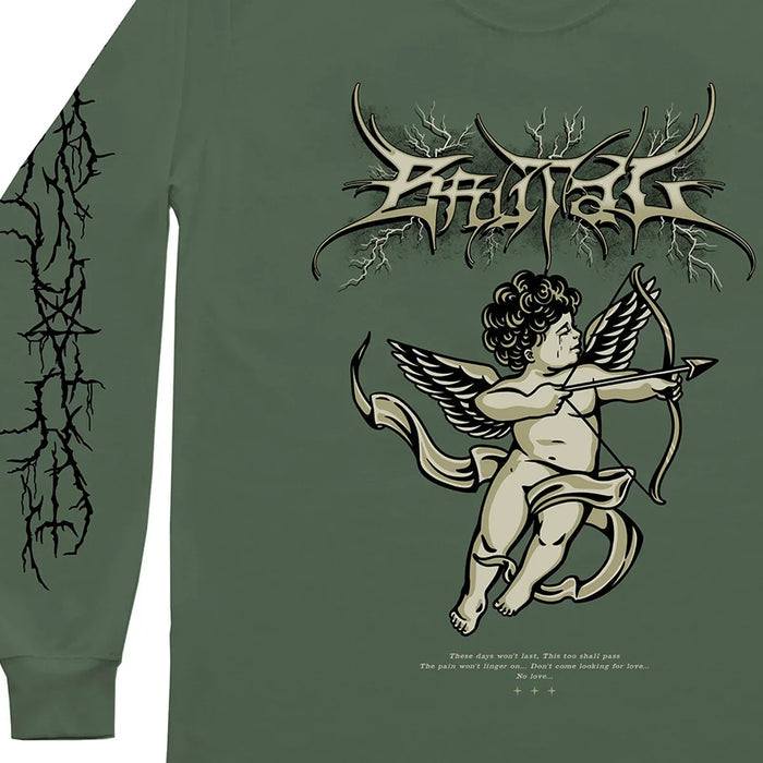 Camiseta Manga Longa - No Love Green - Four Street