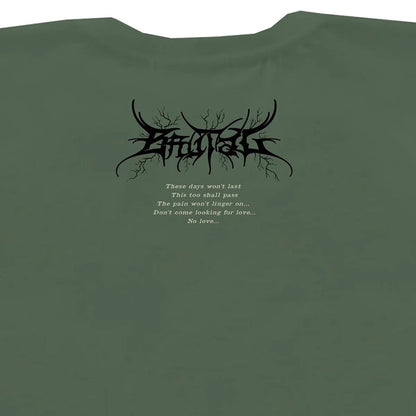 Camiseta Manga Longa - No Love Green - Four Street