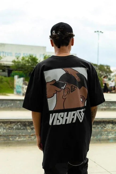 CAMISETA RÉGUA PRETA "BRAZART" - Four Street