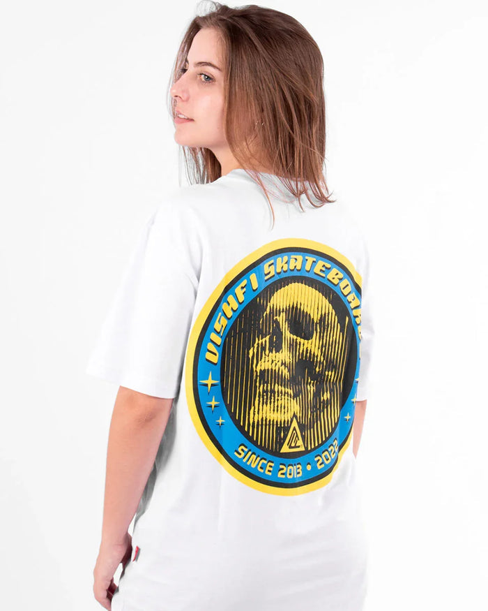 Camiseta Skull Est Branca - Four Street