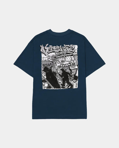 Camiseta Train Azul Petróleo - Four Street