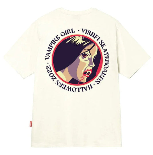 CAMISETA VAMPIRE GIRL OFF WHITE "HALLOWEEN" - Four Street