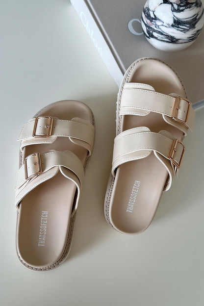 Capri Sandals - Nude