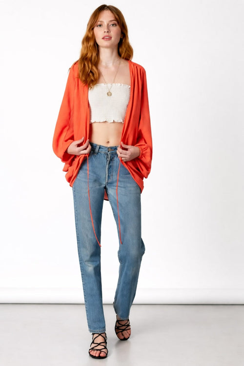Sara Dusty Coral Kimono