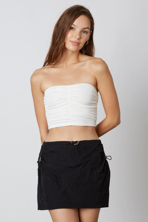 Riley Black Cargo Mini Skirt