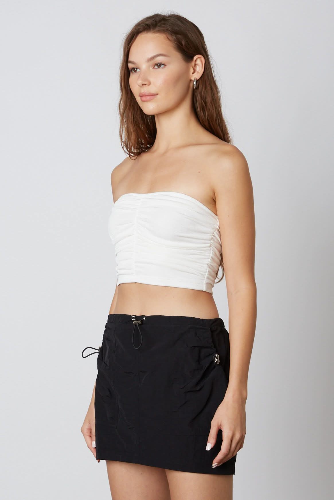 Riley Black Cargo Mini Skirt
