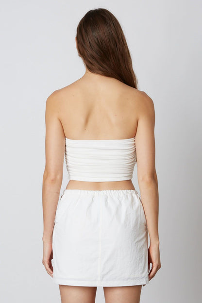 Riley White Cargo Mini Skirt