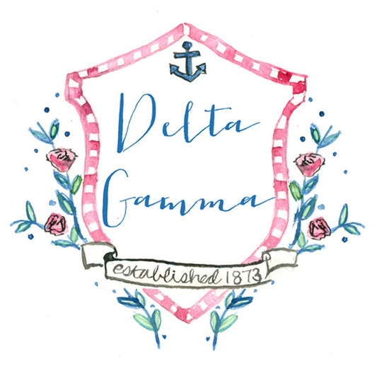 Delta Gamma Motif Decal