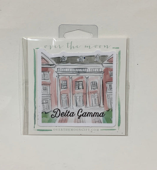 Delta Gamma Sorority House Decal