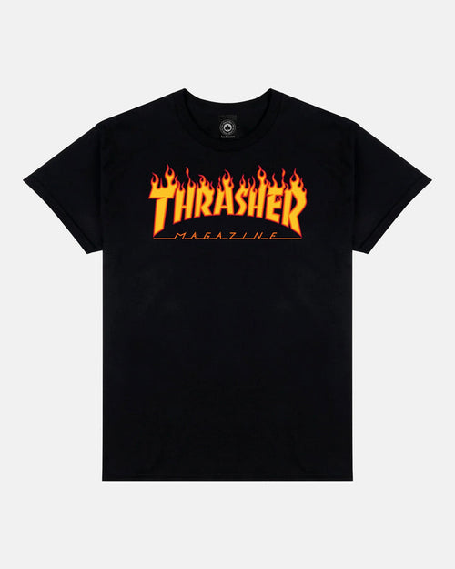 FLAME - TSHIRT - BLACK - Four Street