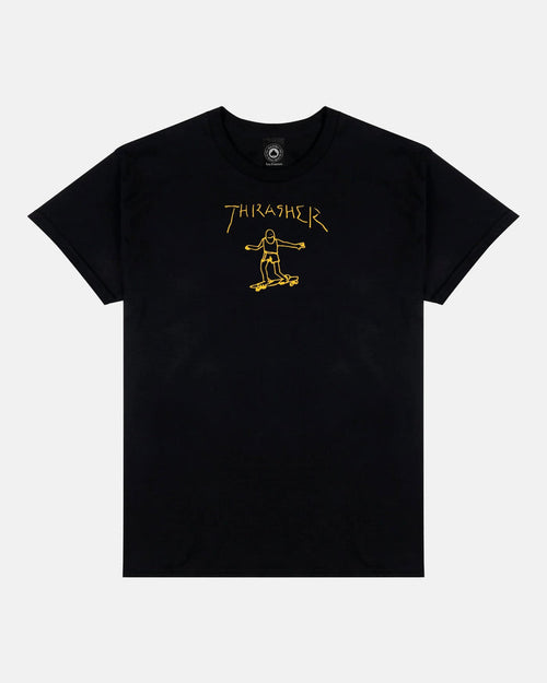 GONZ - TSHIRT - BLACK / YELLOW - Four Street