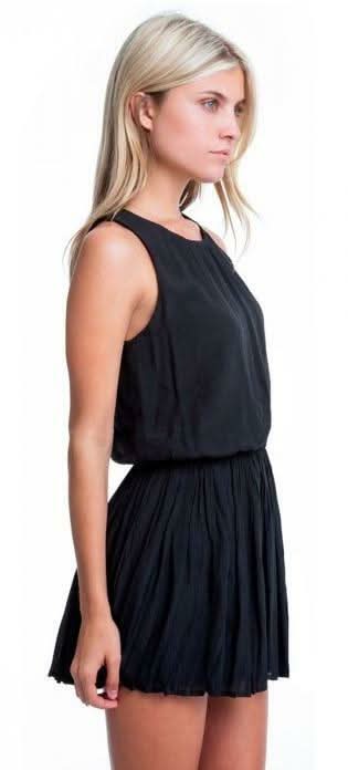 Restless Rock Black Sleeveless Romper