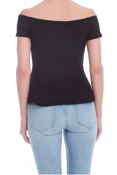 Pride and Off-The-Shoulder Peplum Top