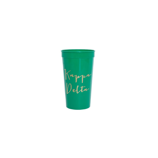 Kappa Delta Gold Foil Stadium Cup