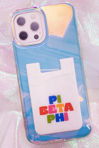 Kappa Delta Shimmer Phone Wallet