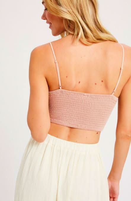 Sweet Embrace Ballet Pink Lace Bralette