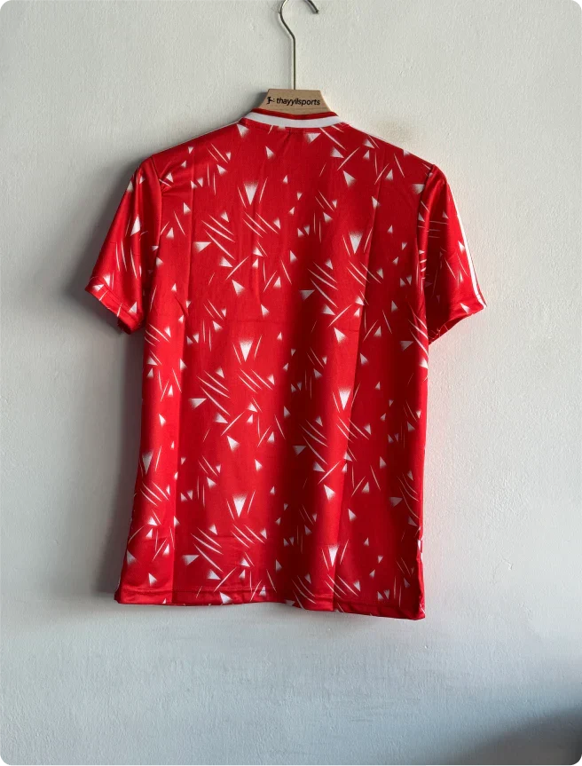 LIVERPOOL 1989-90 HOME KIT PRINTED PREMIUM